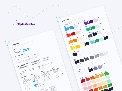 Playroll Design System - Style Guides app design branding color guide logo material ui mui style guide typography ui user interface design web design