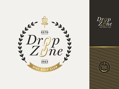 DropZone DGC Logo & Badge branding graphic design logo