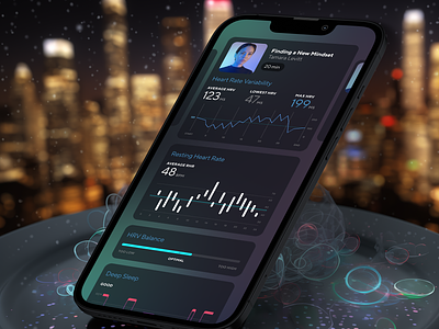 Personalized Health Dashboard : App app biometrics connected data design health healthcare interactive interface ios mobile personalized product ui wellness