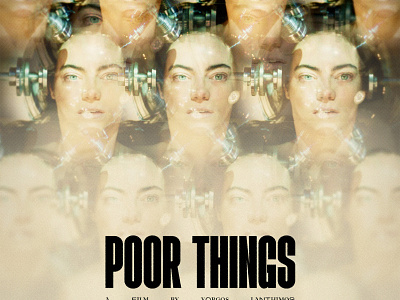 Yorgos Lanthimos’ ‘Poor Things’ art direction emma stone key art movie movie poster movie posters movies poor things poster poster design posters surreal type typography yorgos lanthimos