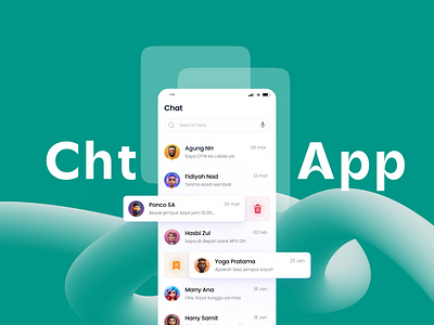 Chat App 3d animation branding chat app graphic design logo mobile mobile design mobile ui motion graphics ui ux web web design website website design
