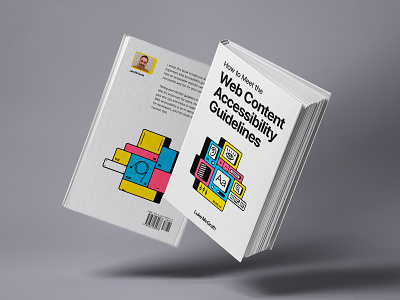Book cover design. Web Content Accessibility Guidelines. book book cover clean cover creative design flat graphic design illustration illustrator simple vector wcag web