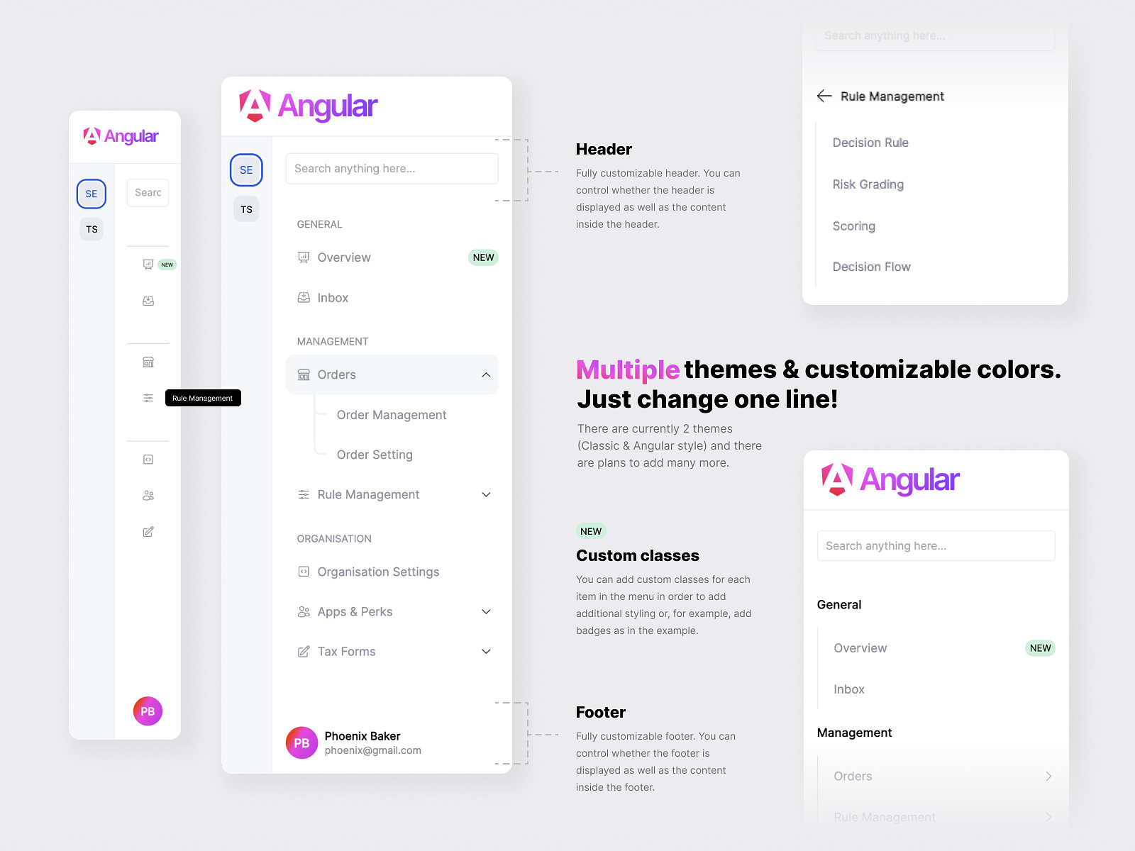 Angular Sidebar by Martin Stefanovic on Dribbble