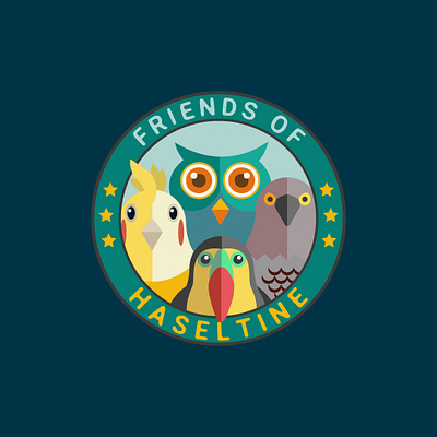 Friends of Haseltine branding design emblem graphic design illustration logo logomark vector