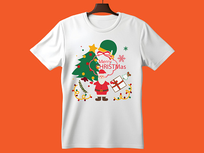 Christmas T-shirt Design concept