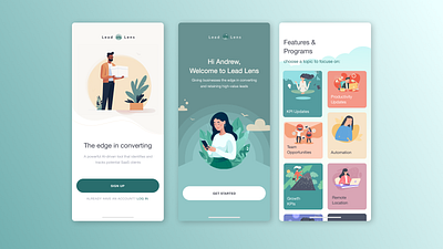 Lead Lens App Design
