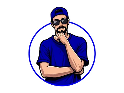 Graphic design adobe illustrator avatar cartoon logo avatar portrait logo cartoon avatar logo cartoon character cartoon illustration cartoon portrait cartoon portrait logo character design digital art digital illustration digital painting graphic design illustration art portrait illustration vector art vector illustration vector portrait vector portrait logo vexel art