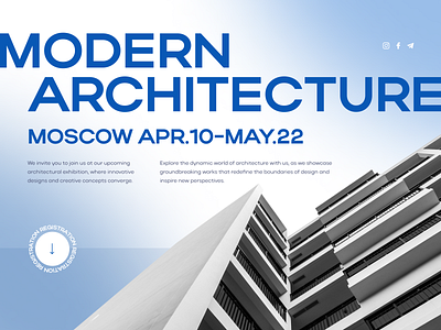 Modern Architecture figma site ui ux web