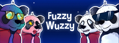 NFT project FuzzyWuzzy animation cartoon ft graphic design nft