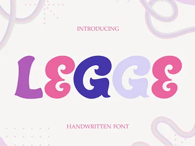 LEGGE FONT - CUTE FONT font