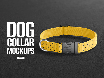 Dog Collar Mockups belt