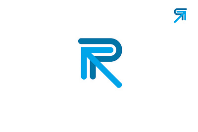 Letter R and Arrow combination app branding design graphic design illustration logo typography ui ux vector