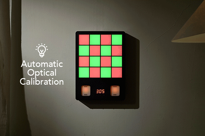Demonstration for Automatic Optical Calibration graphic design motion graphics