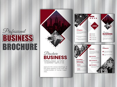 I will brochure design trifold company profile business broch branding brochure design business brochure company profile graphic design logo motion graphics pdf design trifold