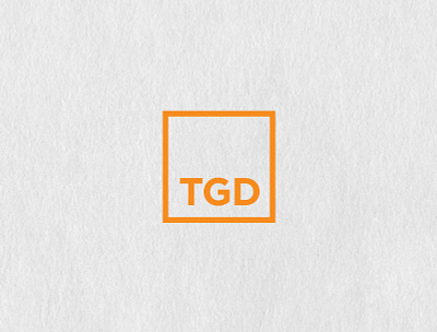 Townes Glaser Development Logo branding design logo orange simple