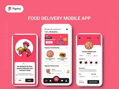 Challenge: Food Delivery Mobile App app app ui delivery app design app food mobile app mobile app ui ui uiux