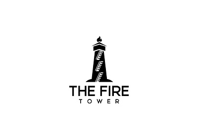 Fire tower logo branding design fire tower fire tower logo graphic design illustration illustrator logo typography vector