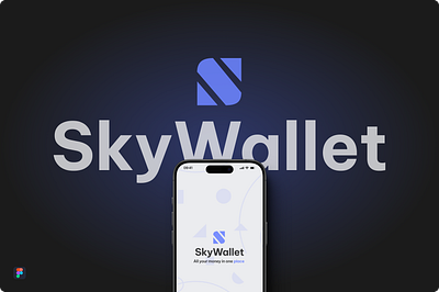 project 06 - SkyWallet animation app branding design figma icon illustration interaction logo mobile mockup typography ui ux vector web webdesign