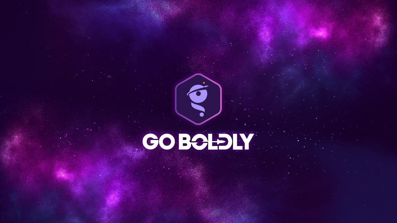 Go Boldly art direction boldly brand identity branding finance financial financial literacy icon illustration knowledge logo logobrand planets rockets space spaceship ui ux