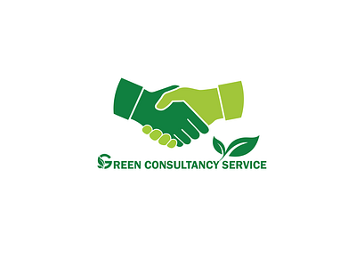 Green Consultancy Service Logo graphic design illustration logo minimal professional