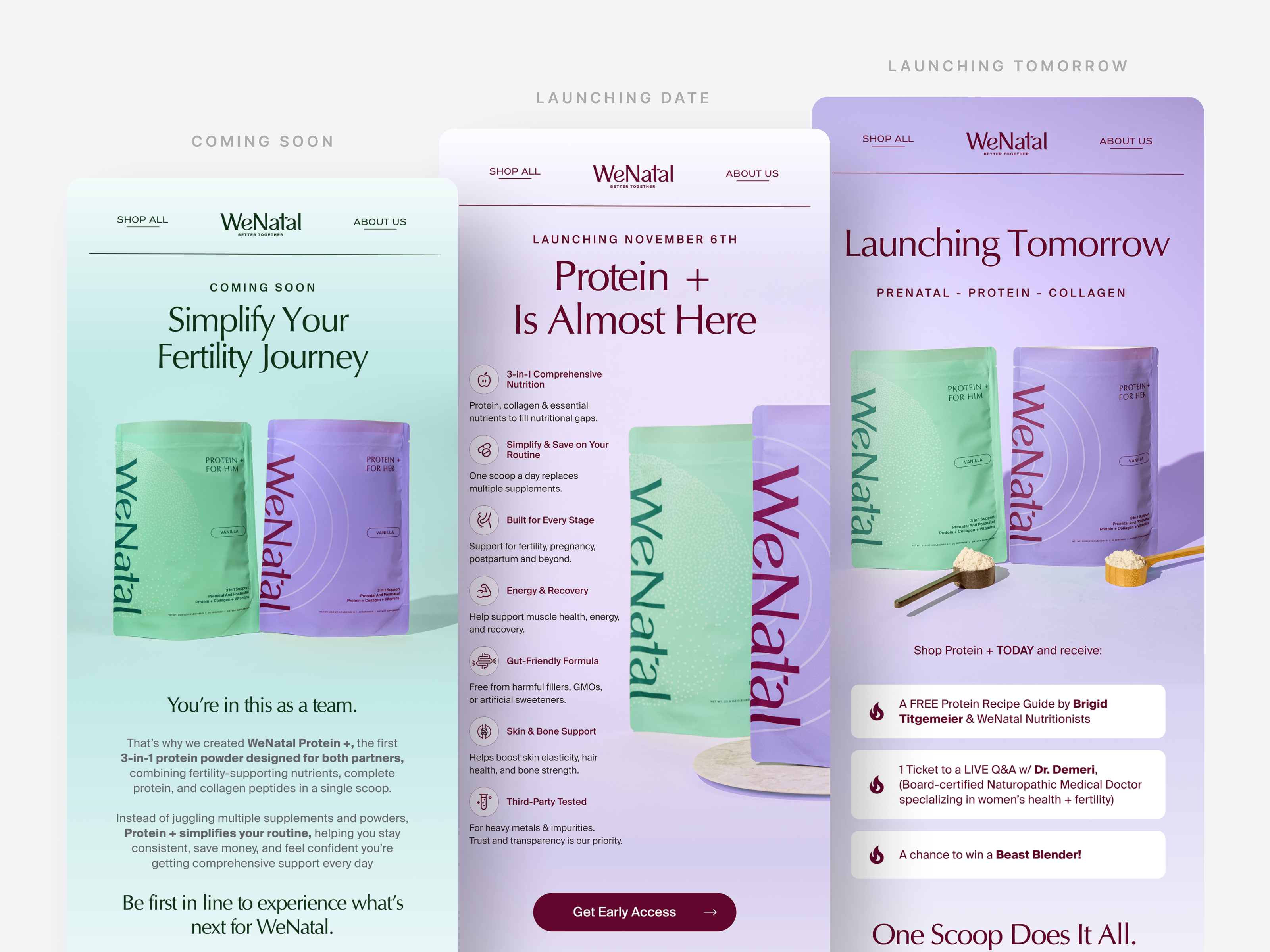 Product Launch Email Sequence Design aesthetic branding design email design graphic design illustration minimal typography ui ux vector