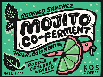 Handrawn Coffee Labels branding design graphic graphic design illustration vector