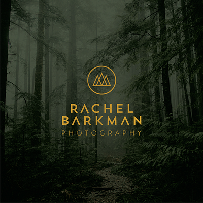 Rachel Barkman Photography branding design graphic design icon identity illustration logo nature photography trees typography vector visual weddings