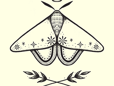 moth guy 0:-) animal illustration procreate tattoo