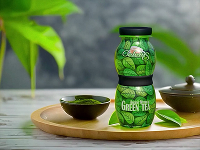Celcius 🍵Ancient Mythical Green Tea 3d branding celcius coffee design graphic design green tea illustration