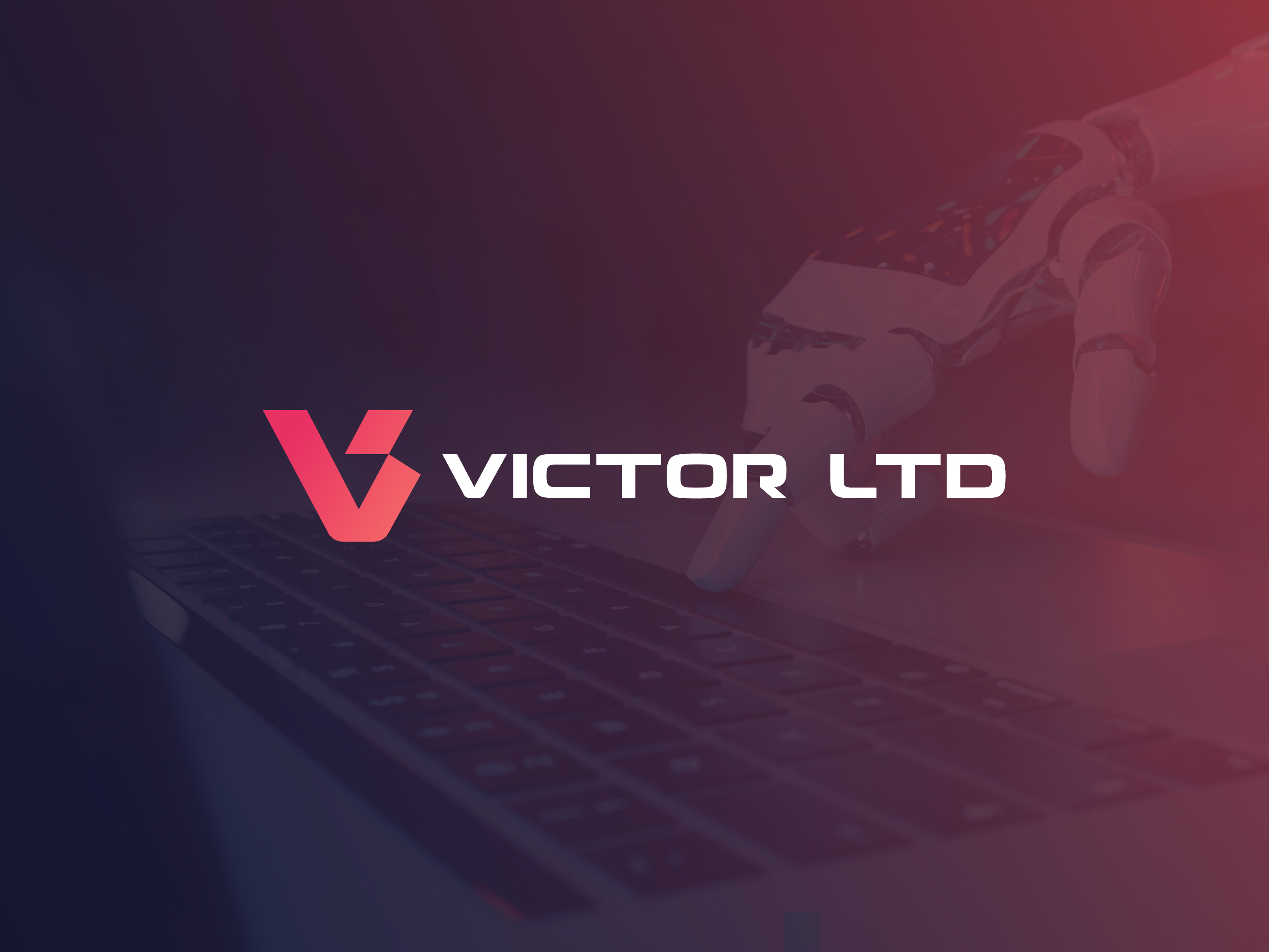 VICTOR LTD Modern Tech Logo | V latter fintech Logo fintech font logo graphic latter logo modern logo tech logo v logo