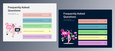 Frequently Asked Questions (FAQs)? design faq question ui ux web website