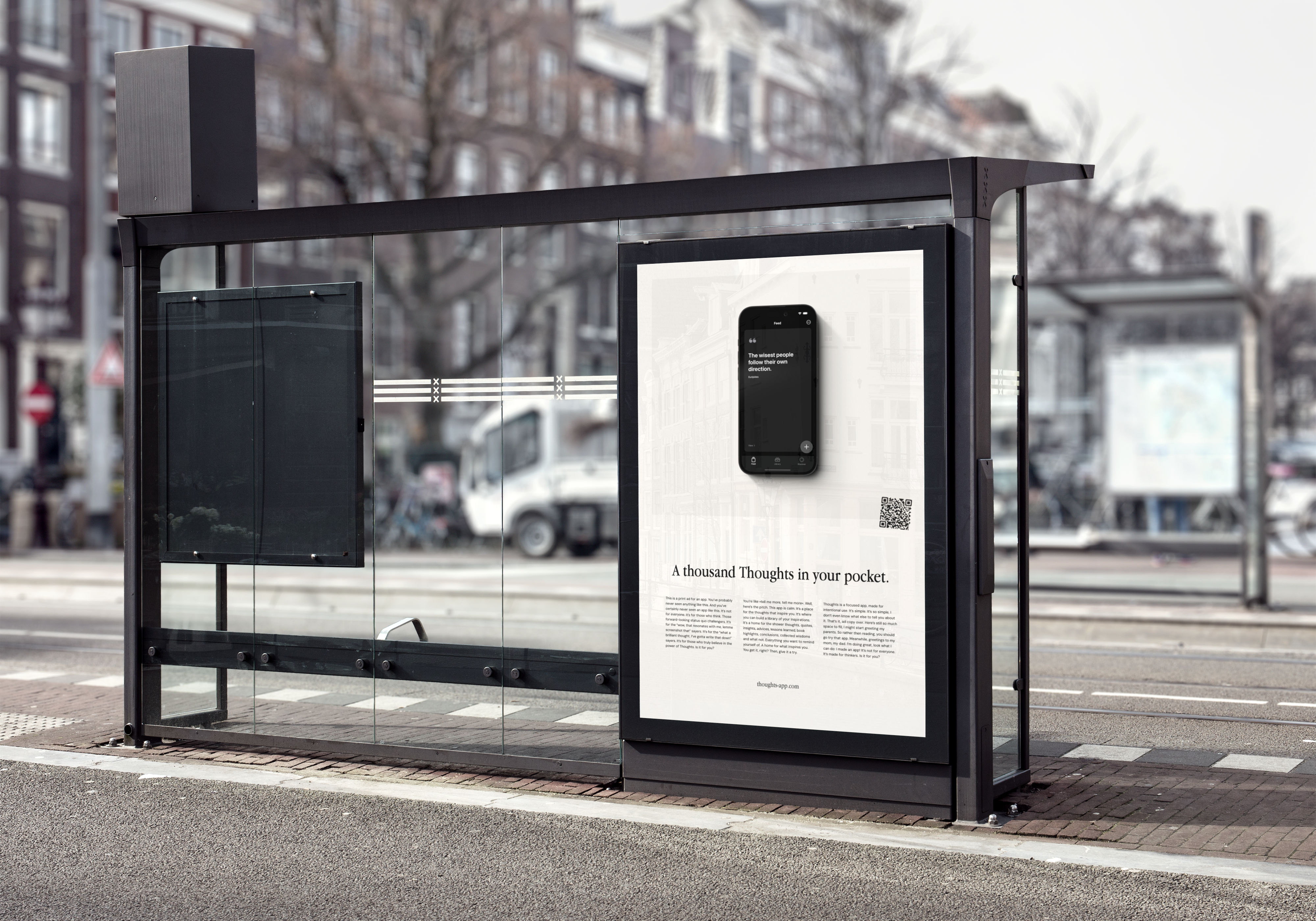 Retro Print Ad for iOS App ad app print retro