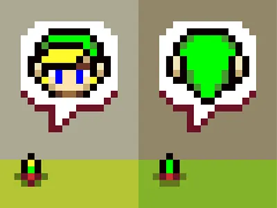Downsized Pixel Link The Legend of Zelda: The Minish Cap illustration link pixel the legend of zelda the minish cap zelda