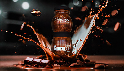 Celcius 🍫 Elegance Chocolate Kingdom 3d branding celcius choco chocolate coffee design graphic design illustration