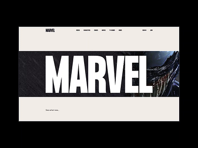 Marvel — animation animation motion graphics