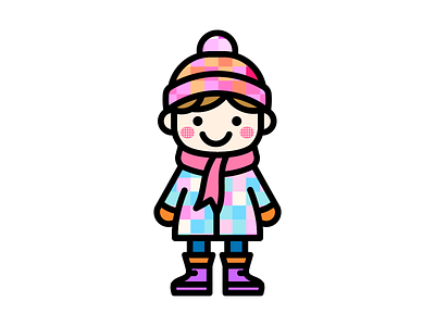 Cute winter dude ;) adobeillustrator art artwork design dribbble dude illustration vector winter