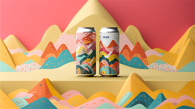 AI beer concept ai design graphic design midjourney
