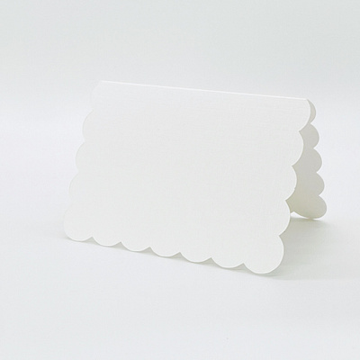 Scallop Edge Place Cards design stationery