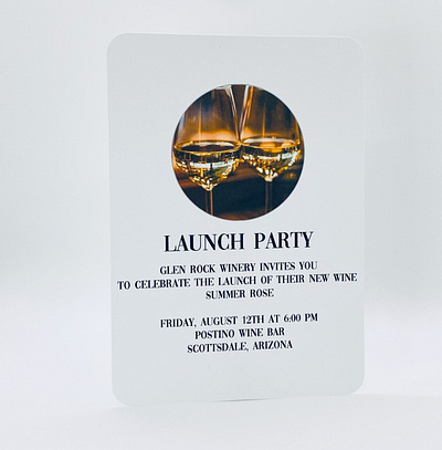 Corporate Launch Party Invitation design stationery