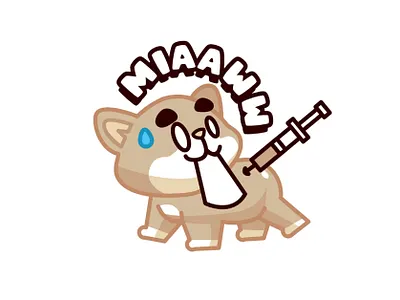 cute cat illustration animal mascot cartoon cat cartoon cat mascot illlustration illustration illustrator logo mascot vector