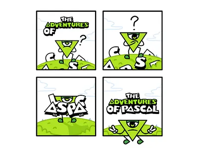Triangle Comic Strip Illustration (Client) branding cartoon comic comic funny comic strip illlustration illustration illustrator logo mascot vector