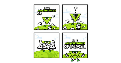 Triangle Comic Strip Illustration (Client) branding cartoon comic comic funny comic strip illlustration illustration illustrator logo mascot vector