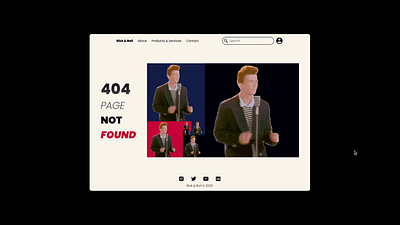 Daily UI Challenge #008: 404 Page Design 404 dailyui ui