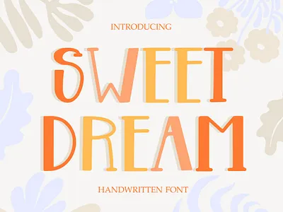 SWEET DREAM FONT - CUTE FONT cute font
