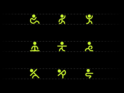 Exercise Icons exercise fitness health icon icon set icons workout