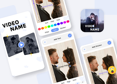 Name on Video figma graphic design ui ux