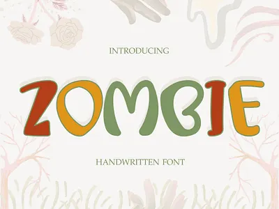 ZOMBIE FONT - CUTE FONT cute font