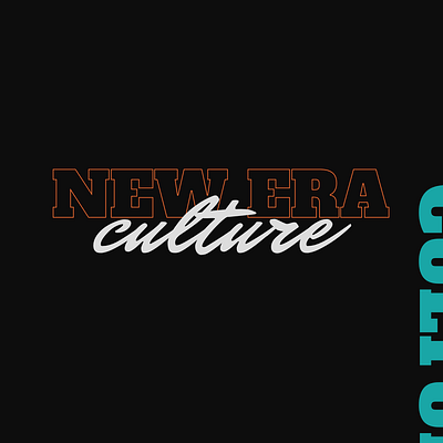 New Era Culture Logo Concept Branding 3d animation branding design graphic design illustration landing page logo ui user experience ux vector