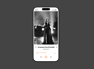 Music Player design mobile ui ui ux visual design