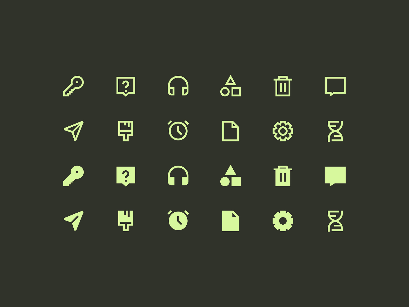 Beautiful hand-crafted Figma UI icons by Nora Harrison on Dribbble